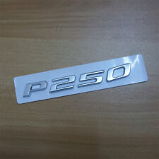 1x Chrome Silver P250 Plastic Decal Sticker Badge Emblem Pace Motors 3D Tailgate