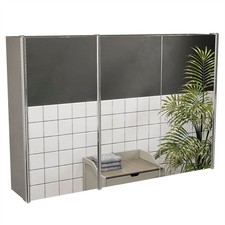 Mirrored Bathroom Cabinet 2 3