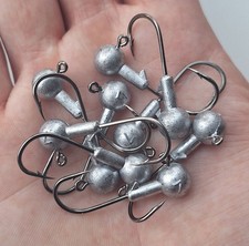 7g Jig Head Hooks Barbed x10 Lure Soft Bait Perch/Pike/Zander 