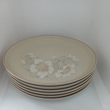 6 Denby Daybreak Dinner Plates