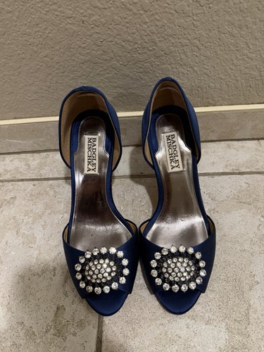 Badgley mischka womens blue - mischka,