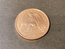 Wellington Waterloo 1815 George P Regent Commemorative Bronze Coin / Medal