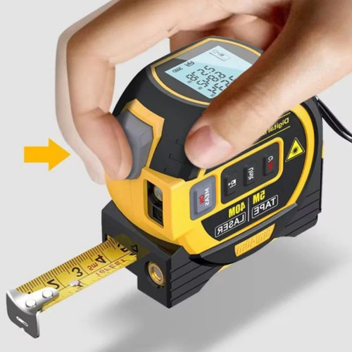 Laser tape measure - tape, in