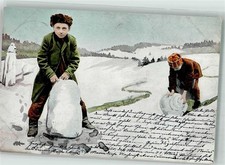 38155603 - Winter Snowman R. & K. Series 135 Child 1905