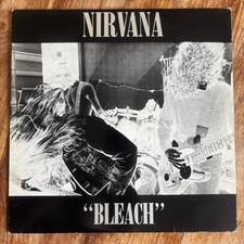 NIRVANA - "BLEACH"  EX/EX+ VINYL LP  / FIRST PRESSING UK