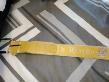 Ed Hardy Unisex Belt Yellow