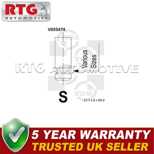 Inlet intake valve fits - inlet, mgf