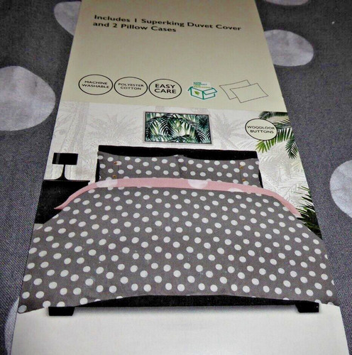 Super king duvet cover set - king,