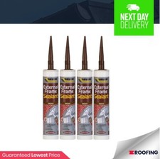 4 x Everbuild External Frame Sealant 290ml | Mould resistant | Colours Available