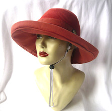 Terraccotta Cotton Shower-Proof Packable/Boonie/Walking/Sun Hat 56-57cms