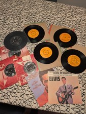 Elvis Presley Vinyl Record singles  Collection 10 Pieces