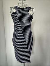 Zara Navy Blue & White Striped