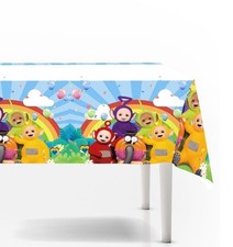 Teletubbies Tablecloth Birthday Party Table Cover Child TV Show Decor Tableware