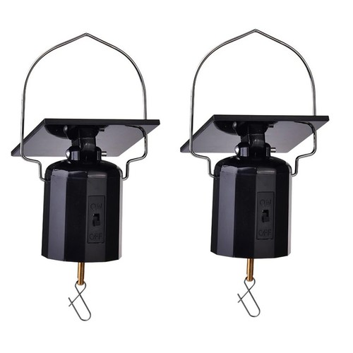 Solar powered wind spinner - powered,