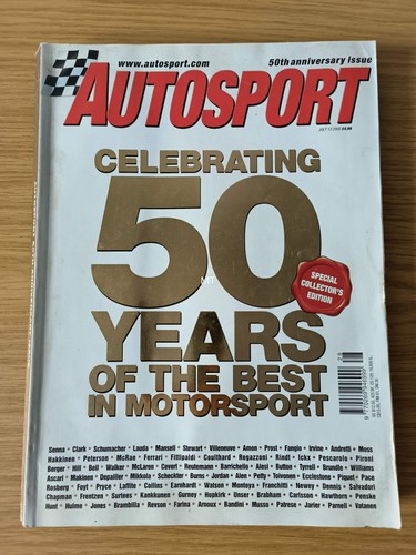 Autosport magazine 50th - magazine,