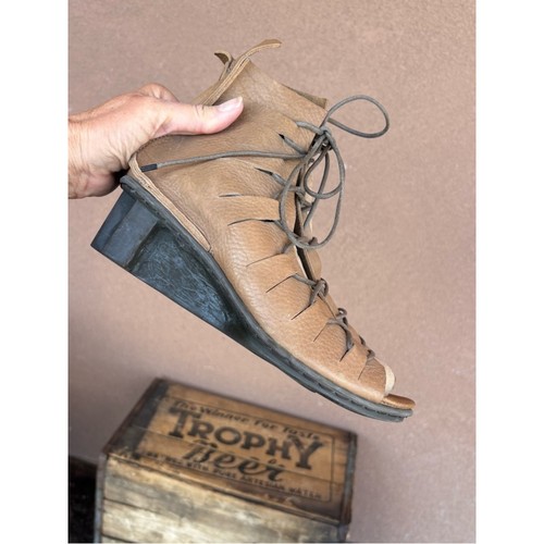 Trippen leather lace sandal - trippen,