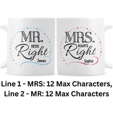 Personalised Mr & Mrs Right