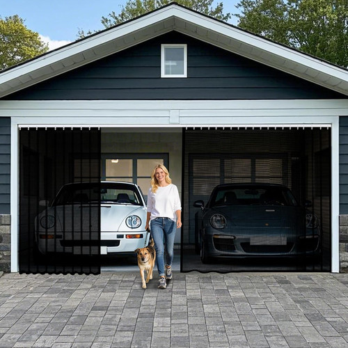 Sliding garage door screen - garage,