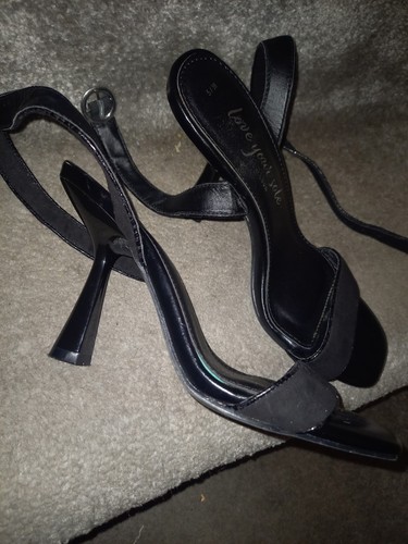 Women black strappy - women's,