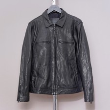 ALL SAINTS Leather Jacket Mens