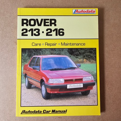 Autodata rover 213 216 car - autodata,