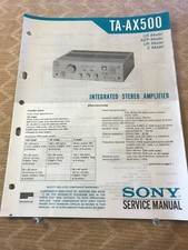 ORIGINAL SONY SERVICE MANUAL &