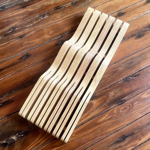 Slot drawer wooden knife - 6,