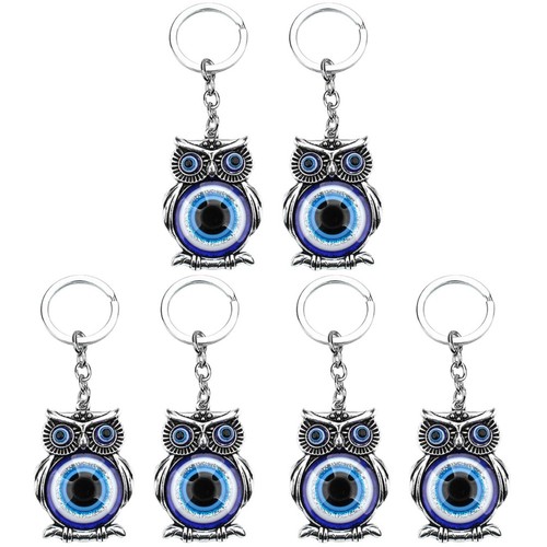 6pcs hanging owl ornament - 6pcs,