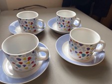 Naj Oleari Demitasse Espresso Coffee Cups and Saucers X 4 New ???