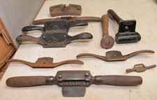 9 spoke shaves Stanley 80, & D