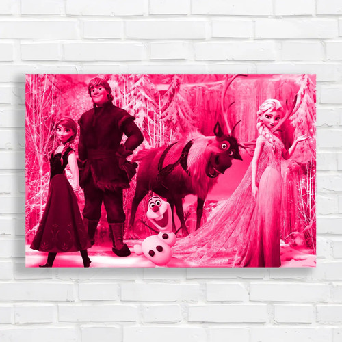 Frozen winter wonderland pink - frozen,