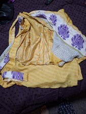 Double Layer Sari Silk Wrap