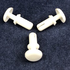 Richco  Nylon 3mm Snap Rivets,SR-3065W  L- 7.1mm  Diameter 3mm  , Bag of 200