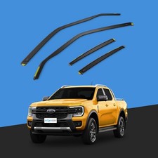 Ford Ranger MK4 2023-Up 4 Door Pick Up Wind Deflectors 4pc Tinted