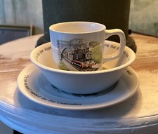 VINTAGE THOMAS THE TANK ENGINE & FRIENDS WEDGWOOD BOWL CUP PLATE EGG CUP