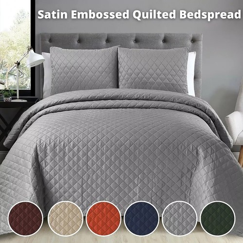 3piece quilted bed throw - 3piece,