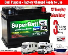 12V 65AH SuperBatt LH65 Dual