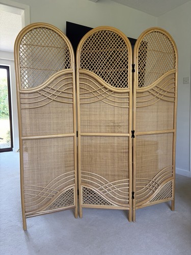 Vintage bamboo room divider - vintage,