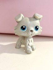 Authentic 363 Grey Collie Dog Littlest Pet Shop Pets Toy