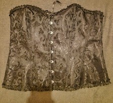 Plus Size 6XL Black Brocade