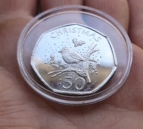 Gibraltar 2009 christmas 50p - christmas,