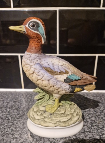 Teal anas crecca - anas, ceramic