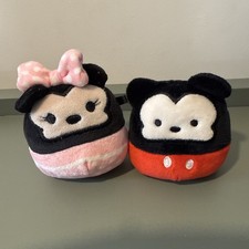 Disney Squishmallows Mickey & Minnie Mouse