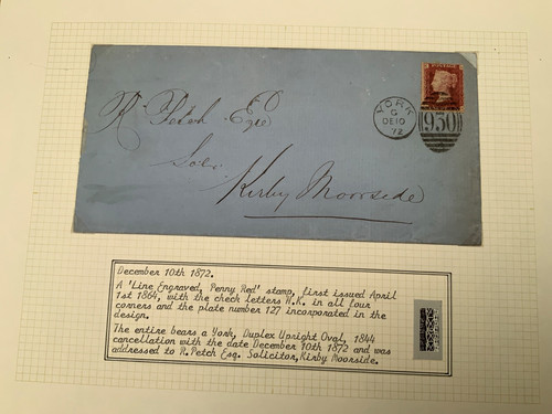 1872 york cover penny - 1872,