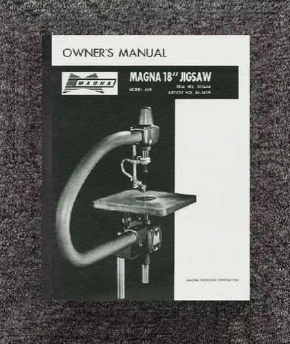 610 jig saw owner - jig, owner's