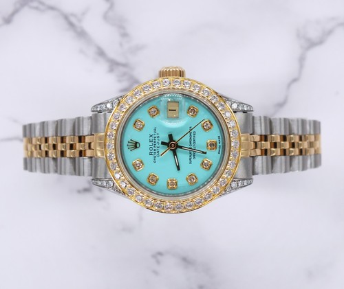 Ladies steel gold rolex - steel,