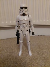 Star Wars Rogue One Stormtrooper Talking Light Up Action Figure + Backpack & Gun