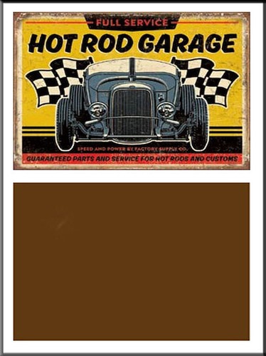 Scale hot rod garage - hot,