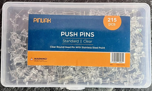 215 push pins - push, cork