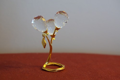 Swarovski balloons gold - swarovski,